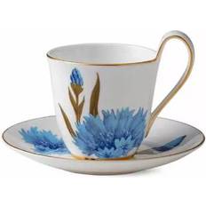 Royal Copenhagen Flora Cornflower High Handled Kop 27cl