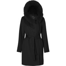 Hollies Dam Kappor & Rockar Hollies Lucinda Wool Coat - Black