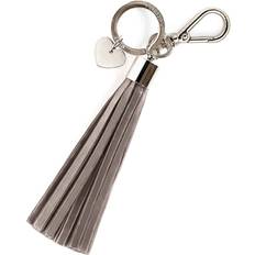 Reflextofs Deluxe Nyckelring - Taupe Silver