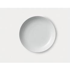 Royal Copenhagen Assiettes de Dîner Royal Copenhagen White Fluted Shallow Bowl Assiette de Dîner 25cm