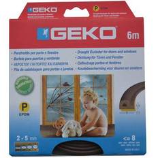 Geko Dichtstreifen Geko P-Shaped 540087 Brown 6000x9mm