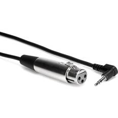 Hosa XLR-3.5mm Angled M-F 2ft