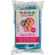 Dekorationsmarsipan Funcakes Aqua Blue Dekorationsmarsipan