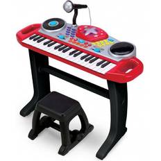 Rockstar Keyboard Toys with Microphone & Stool