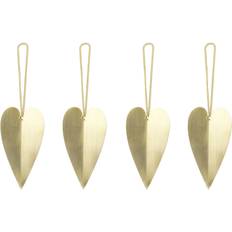 Brass Christmas Tree Ornaments ferm LIVING Heart Christmas Tree Ornament 15cm 4pcs