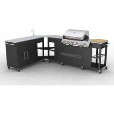 4 stk Gasgrill vidaXL Missouri