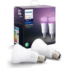 E27 - Zigbee Hehkulamput Philips Hue White And Color Ambiance E27 2-pakkaus