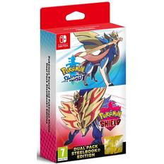 Switch with pokemon sword Pokemon Sword & Shield: Dual Pack Steelbook Edition (Switch)