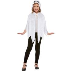 Fancy Dress Smiffys Ghost Hooded Cape White