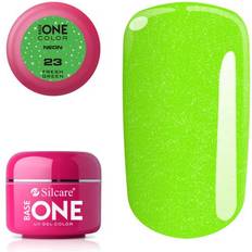 Nagelprodukter Silcare Base One Gel UV Neon #23 Fresh Green 5g