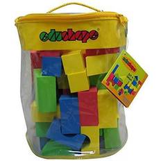 Skumgummi Klossar Edushape Soft & Unique Blocks 80pcs