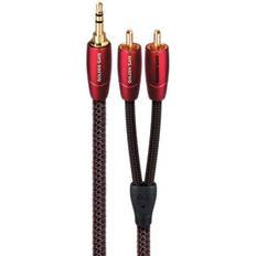 Audioquest RCA-kabler Audioquest Golden Gate 3.5mm - 2RCA 1m