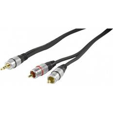 HQ Super Silver 3.5mm - 2RCA 2.5m