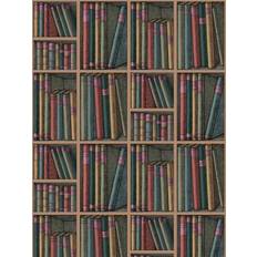 Cole & Son Fornasetti Bücher Tapete Ex Libris von and Forest grün