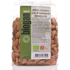 400.0 g Nødder & Frø Biogan Mandler Californiske 400g 400g