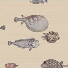 Cole & Son Acquario Designtapete von and Softbeige