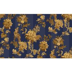 Cole & Son Streifentapete Zerzura von Royal Blue Gold bleu/or