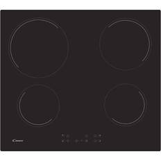 80 cm Plaques de cuisson Candy Vitrocéramique CC64CH 4 Feux 6500W