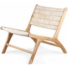 Teak Lounge Chairs HKliving MZM4794 Lounge Chair 70cm