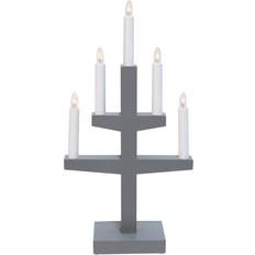 Svarta Adventsljusstakar Star Trading Trapp Adventsljusstake 24cm