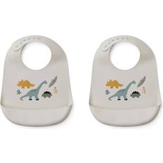 Liewood Tilda Silicone Bib 2-pack Dino Mix