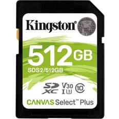 512gb sd card Kingston Canvas Select Plus SDXC Class 10 UHS-I U3 V30 100/85MB/s 512GB