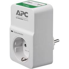 Valkoinen Kaukosäädettävät Pistorasiat Schneider Electric APC PM1WU2-GR Valkoinen Suoja