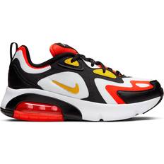 Nike Air Max 200 GS - Black/White/Bright Crimson/Chrome Yellow