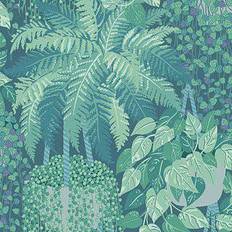 Cole & Son Pflanzen Tapete Fern von and Teal türkis