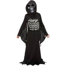 Döden & Liemannen Maskerad Smiffys Skeleton Reaper Costume Black