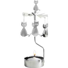 Pluto Produkter Änglaspel Lurig Katt Julljusstake 6.5cm