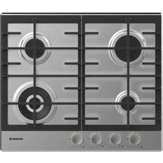 Hoover H-HOB 300 GAS HHG6BF4MX Acciaio Inossidabile Da Incasso 60 cm 4 Fornelli