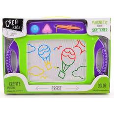 Plástico Juegos de Mesa y Pantallas Johntoy Crea Kids Magnetic Color Drawingboard 45x30cm