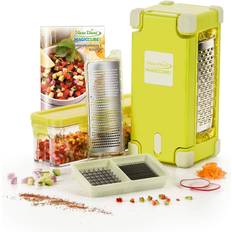 Gelb Gemüseschneider Genius Nicer Dicer Magic Cube gourmet Gemüseschneider 9Stk.