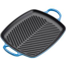 Dishwasher Safe Grilling Pans Le Creuset Marseille Blue Signature Cast Iron Rectangular