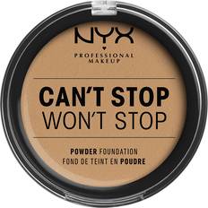 Base Makeup NYX Can't Stop Won't Stop Powder Foundation Soft Beige