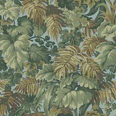 Cole & Son Tapete Royal Fernery v. Khaki Print Room Blue turquoise