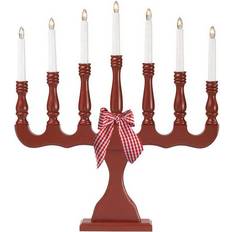 Hvid - Træ Adventslysestager Markslöjd Svaneholm Adventslysestage 51cm