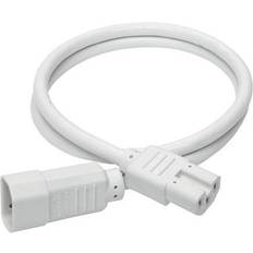 White Electrical Cables Tripp Lite P018-003-AWH 1m