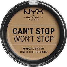 Nyx can't stop won't stop foundation NYX Can't Stop Won't Stop Powder Foundation Caramel