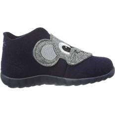 Wolle Lauflernschuhe Superfit Happy - Dark Blue/Grey Estate