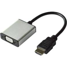 Value HDMI-VGA/3.5mm Stereo M-F 0.2m