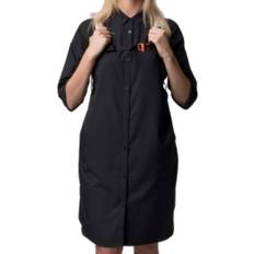 Kierrätetty Kangas Mekot Houdini Route Shirt Dress - True Black