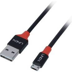 Usb b 2.0 Lindy USB A - USB Micro-B 2.0 1m