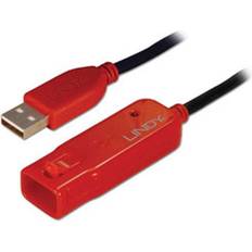 Lindy Active Pro USB A - USB A M-F 2.0 12m