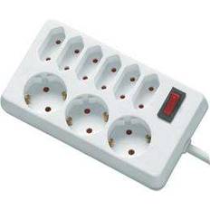 9 Regletas de Enchufes REV Socket Line, 9-fold, 1,4m