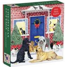 Christmas Cottage Square Boxed 1000 Piece Puzzle