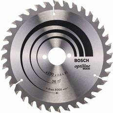 190 mm - 30 mm - Savklinger Tilbehør til elværktøj Bosch Optiline Wood 2 608 640 616