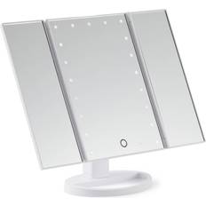 Tri Folded Lighted Makeup Mirror