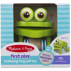 First Play Frolicking Frog Wooden Pull Toy